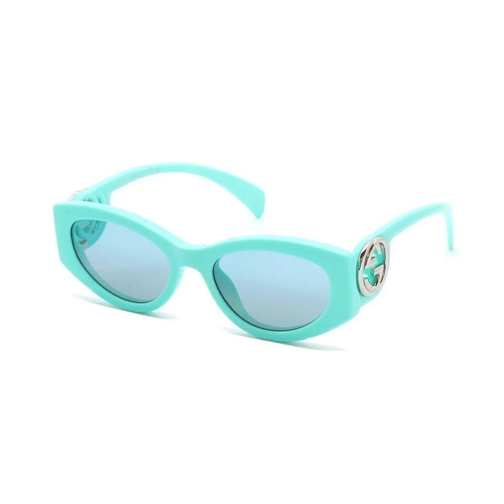 NWT Gucci GG1691S-004 Light Blue 54mm Sunglasses